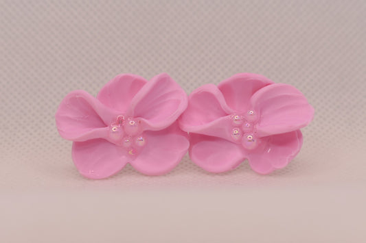 Kukkaisunelma Vaaleanpunainen – käsintehdyt korvakorut, suomalainen design | Kalakettuu