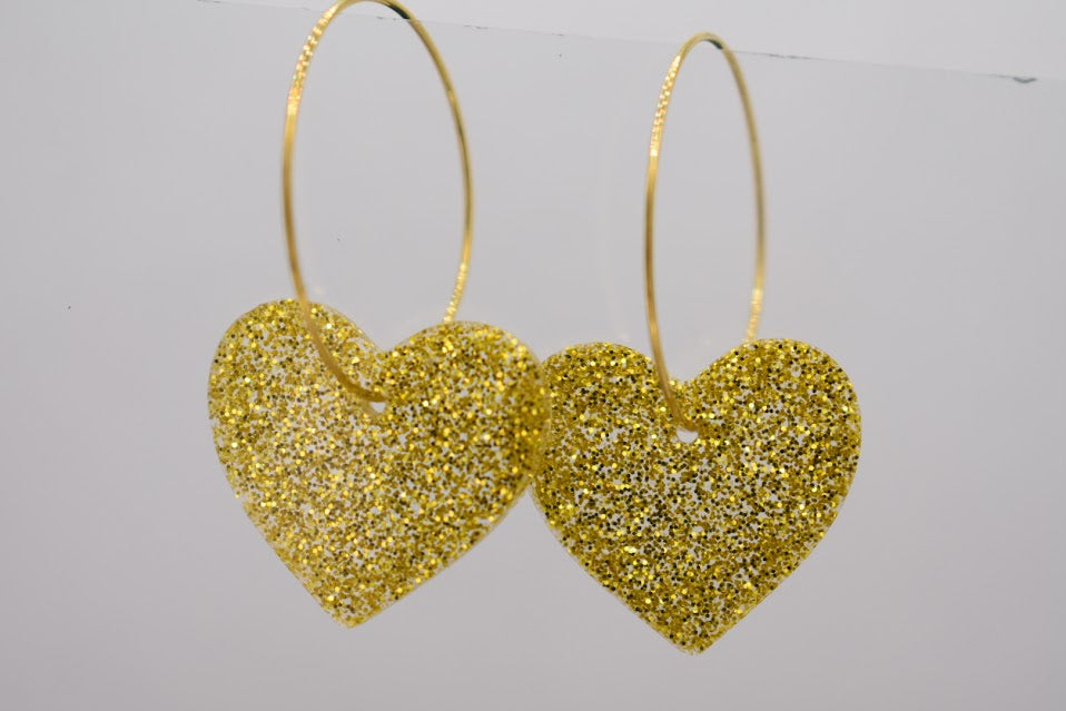 Sydänrengas Kulta Glitter