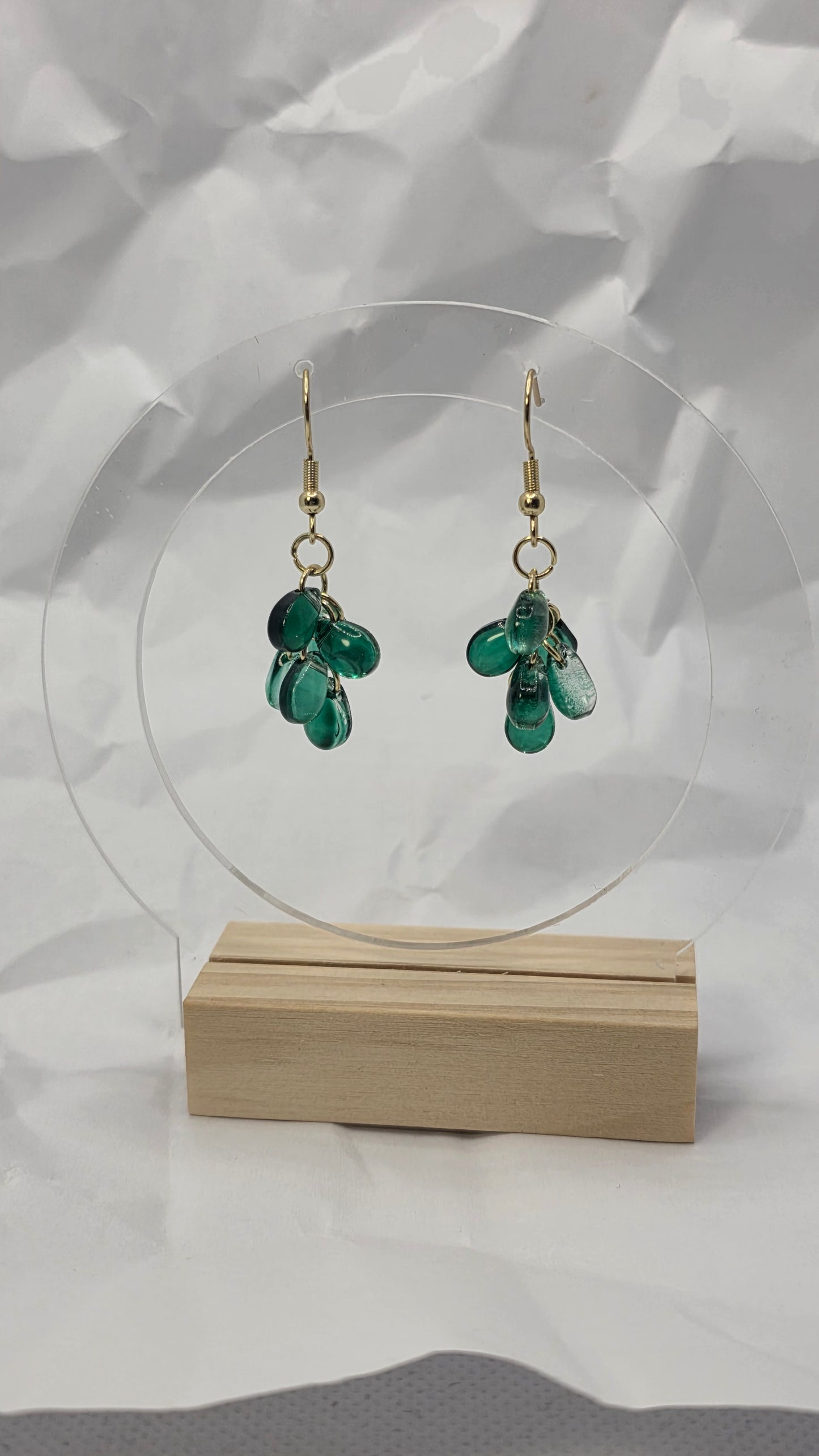 Lasipisara tummanvihreä