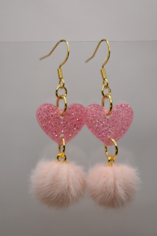 Sydän tupsu uniikki 4