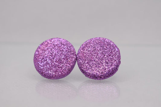 Glitter-napit Liila