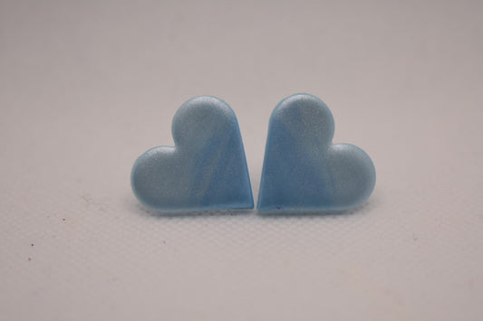 Stud Earring Heart Summer Sky