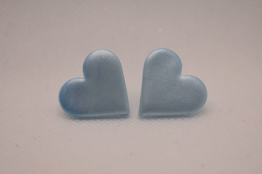 Stud Earring Heart Summer Sky