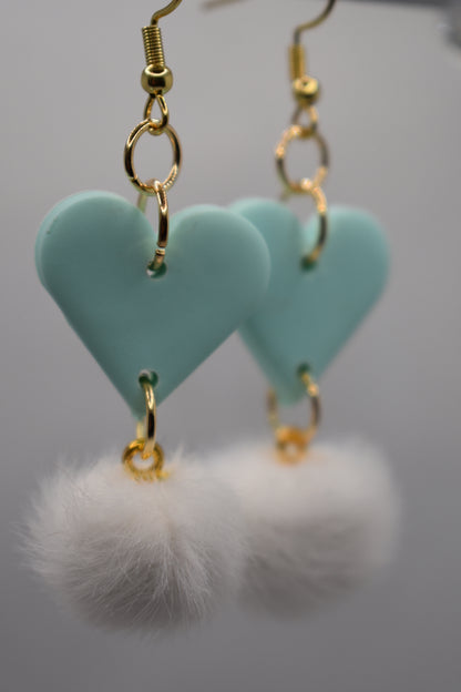 Plush Hearts Mint Hearts