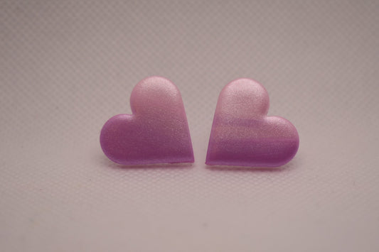 Stud Earring Heart Summer Sky