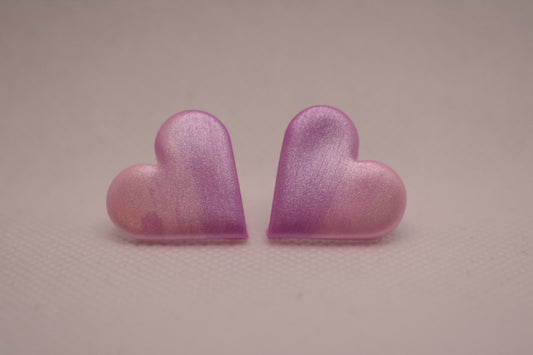 Stud Earring Heart Summer Sky