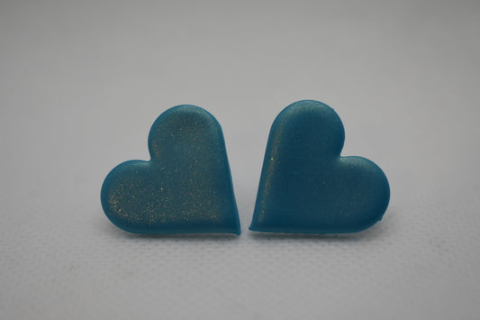 Stud Earring Heart Summer Sky