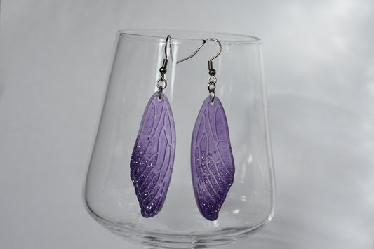 Unique wing earrings no. 107