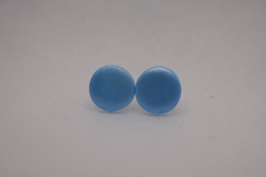 Mini button light blue