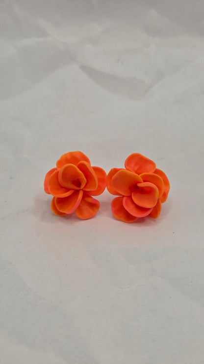 Flower earrings unique
