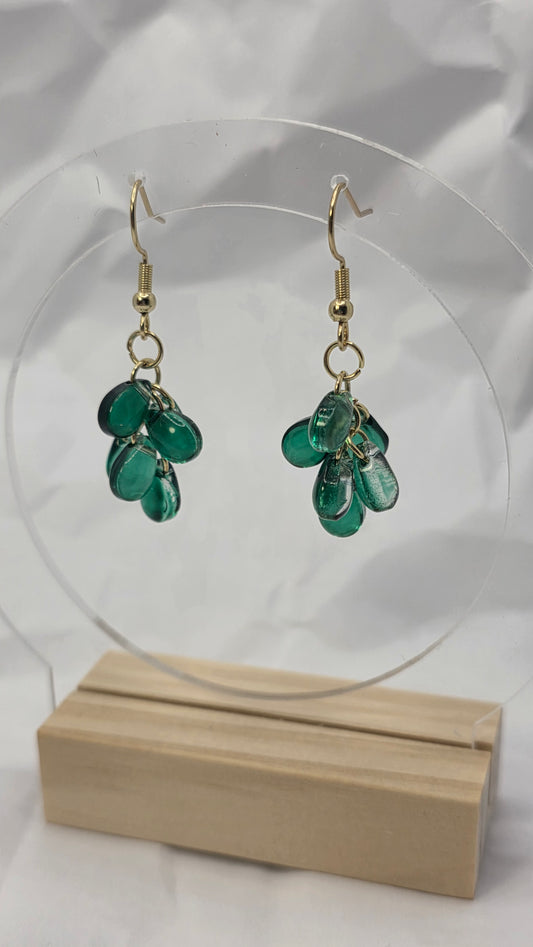 Lasipisara tummanvihreä